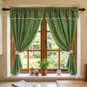 cortinas verde