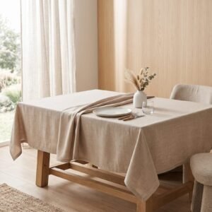 mantel beige crema 